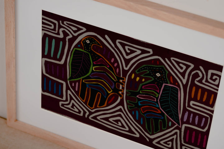 Classic Burgundy And White Buzzard Bird Mola