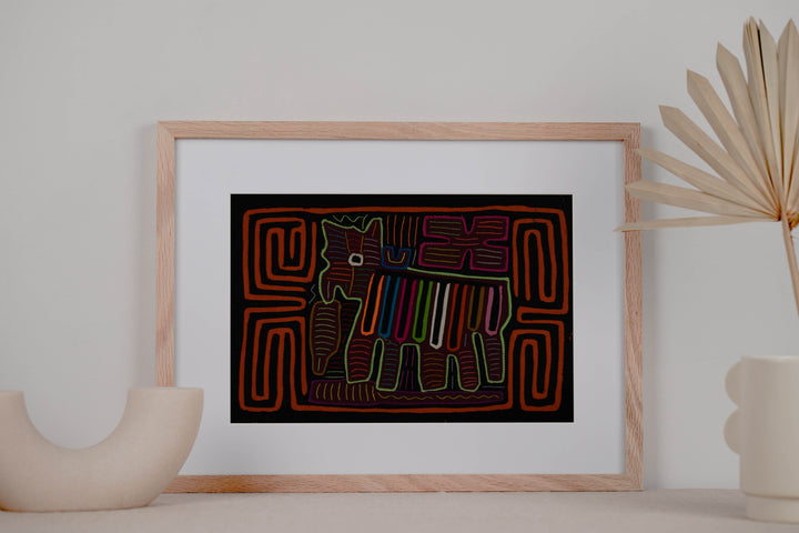 Classic Black And Orange Lonely Puppy Dog Mola