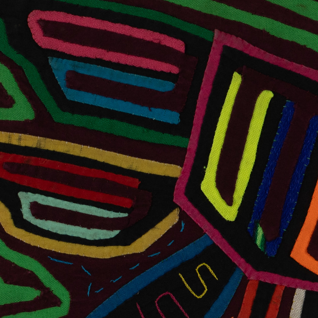 Classic Maroon And Green Jungle Bird Mola