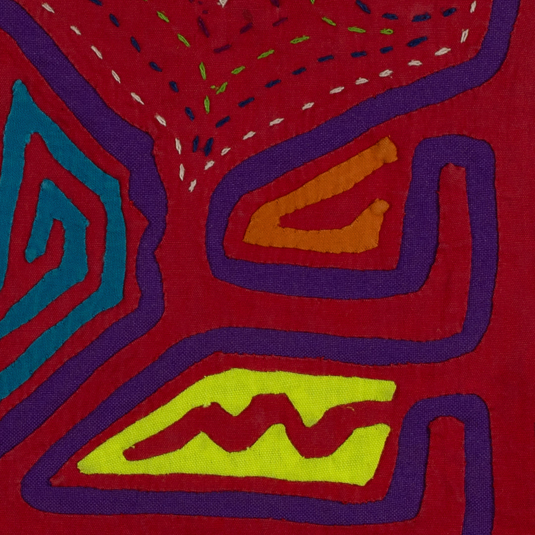 Vintage Red Speaking Out Of Both sides Of Mouth Mola