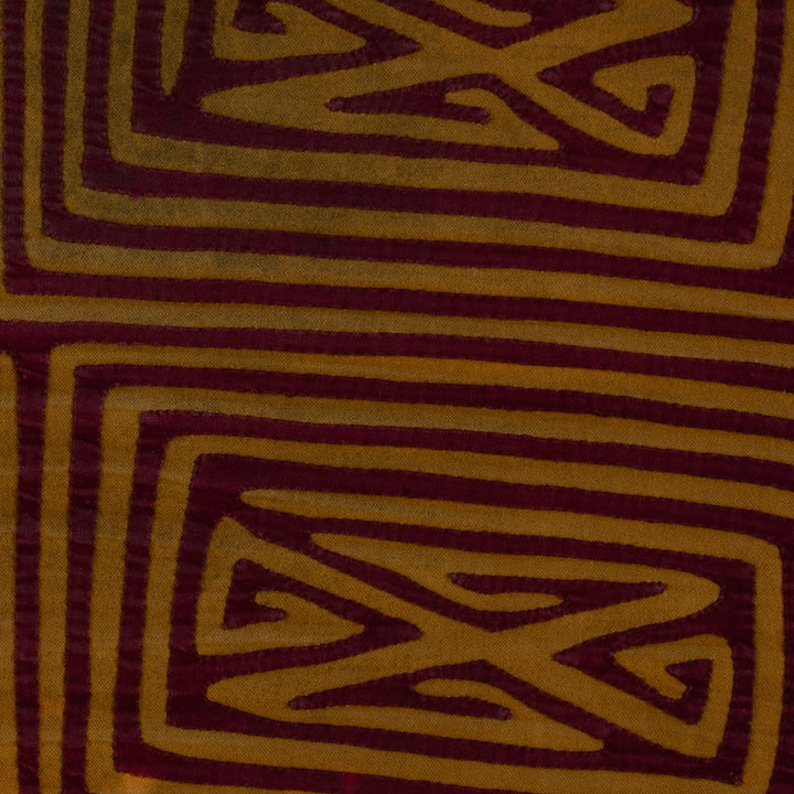 Vintage Burgundy And Brown Classic Design Mola