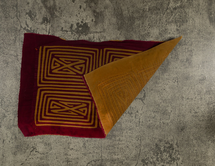 Vintage Burgundy And Brown Classic Design Mola