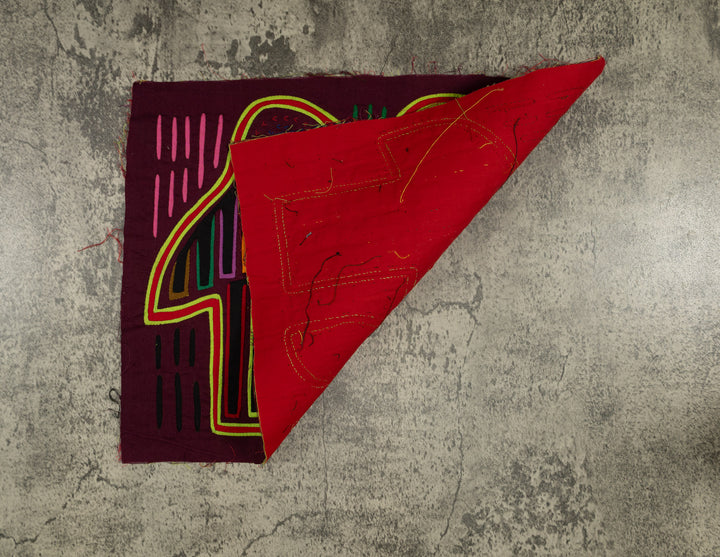 Traditional Multi-Color Let Us Talk Mola