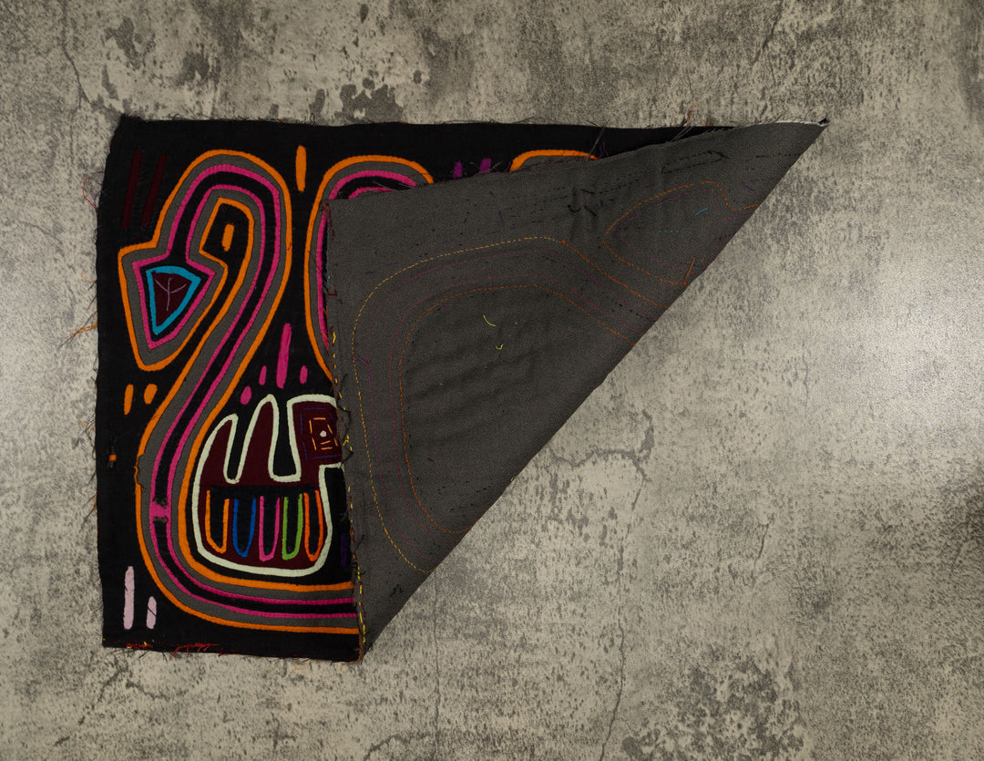 Purple Orange And Black Duck In Jug Mola