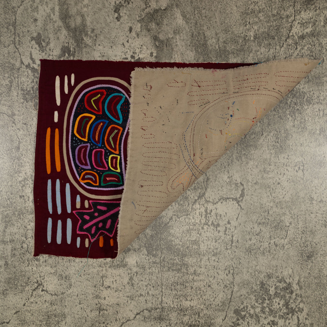 Traditional Multi-Color Autumn Leaf Mola