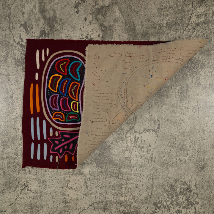 Traditional Multi-Color Autumn Leaf Mola