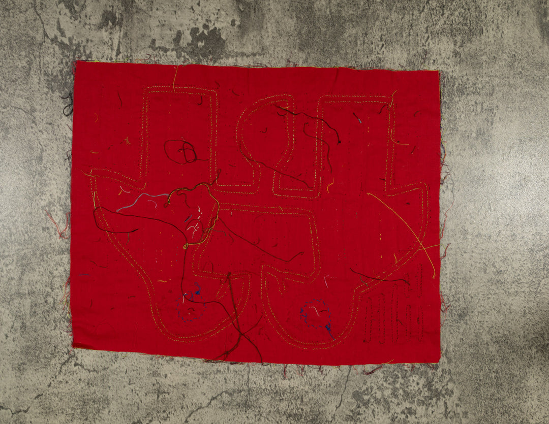 Traditional Multi-Color Let Us Talk Mola