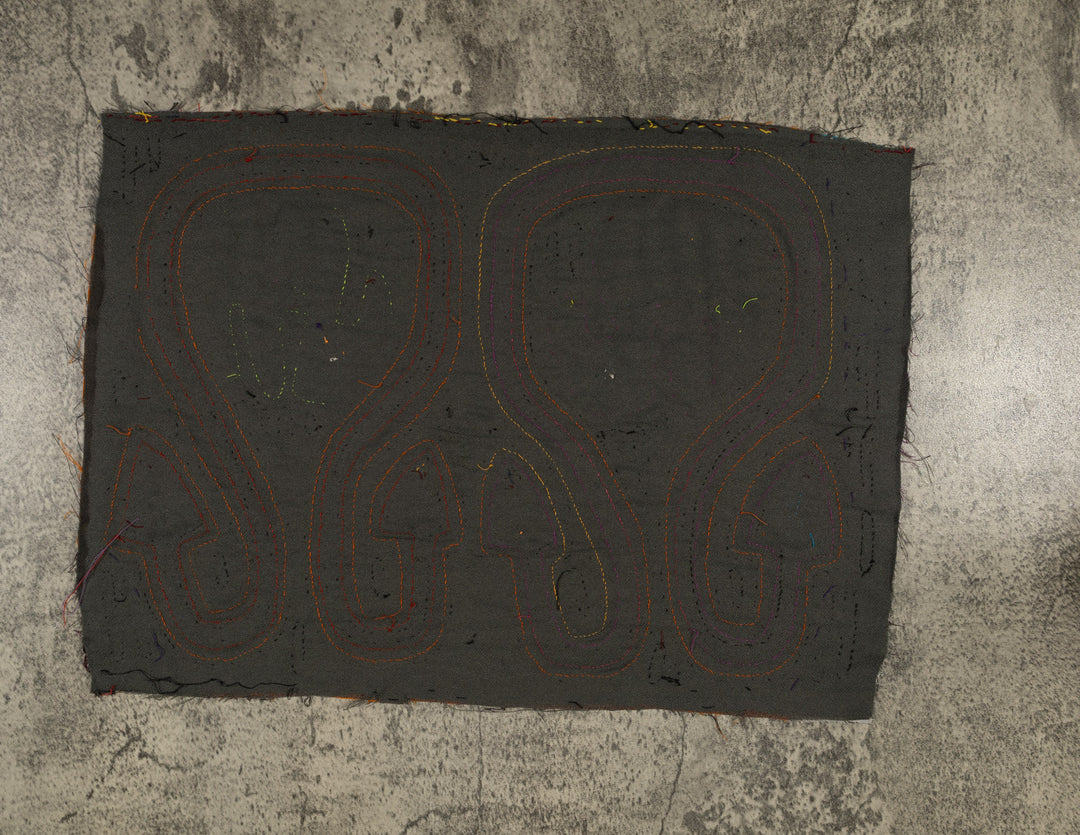 Purple Orange And Black Duck In Jug Mola