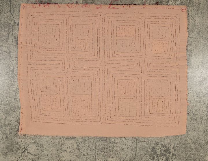 Traditional Burgundy And Cream Classic Design Mola