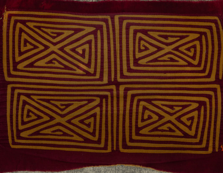 Vintage Burgundy And Brown Classic Design Mola