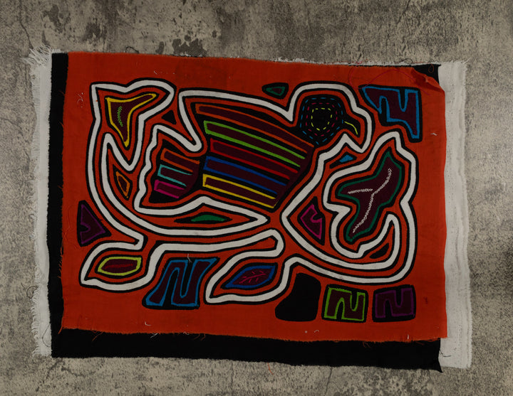 Classic Orange And White Rainforest Dove Bird Mola