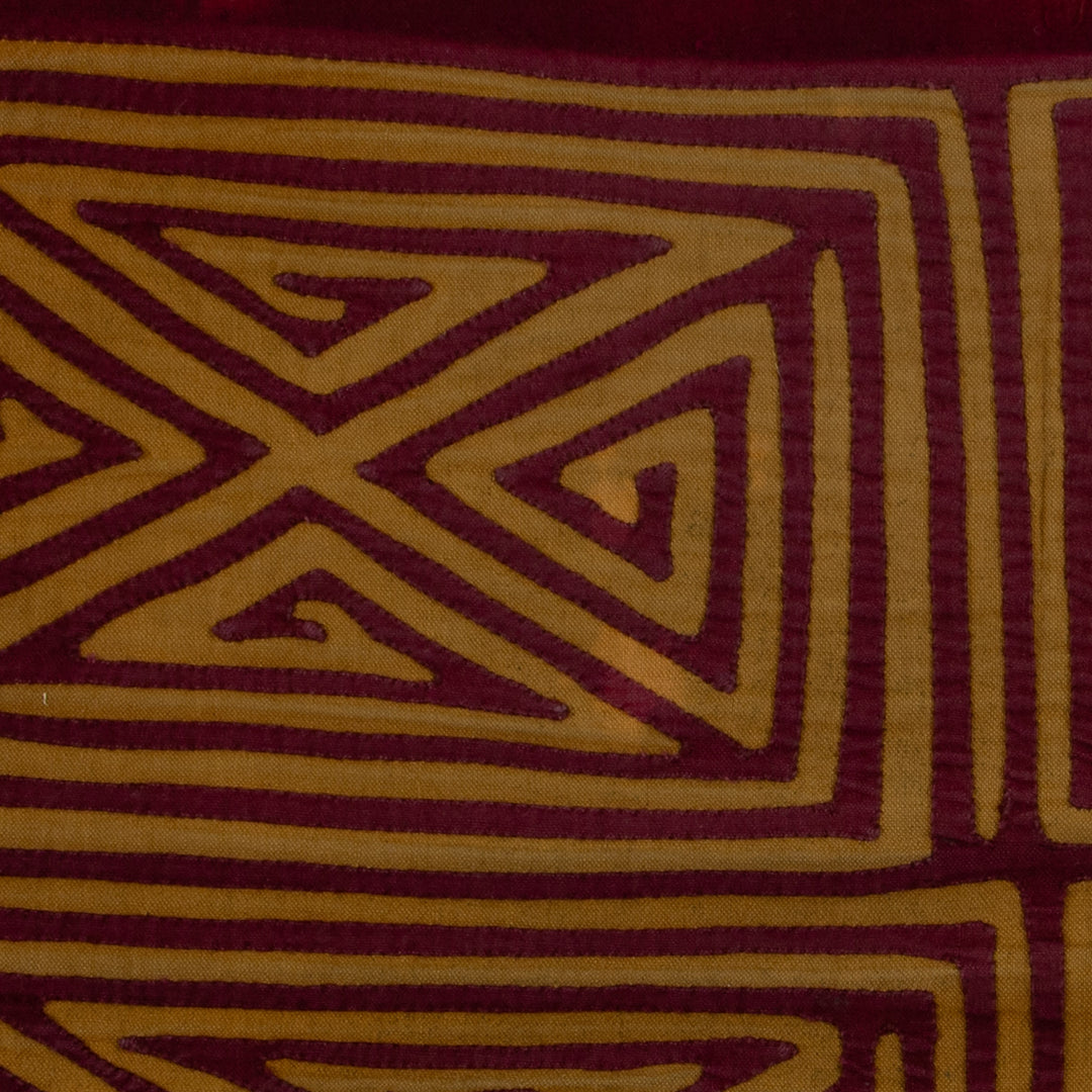 Vintage Burgundy And Brown Classic Design Mola