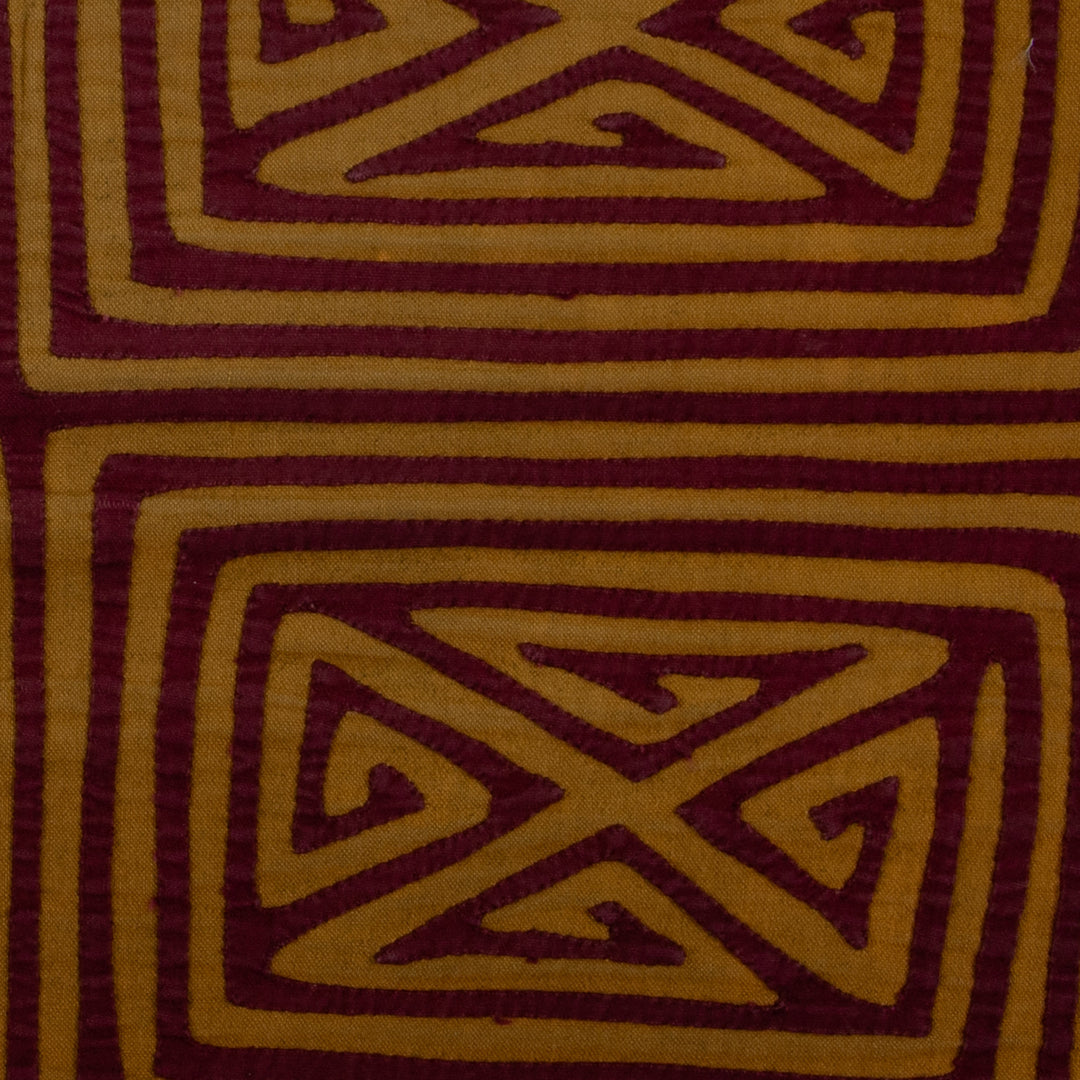 Vintage Burgundy And Brown Classic Design Mola