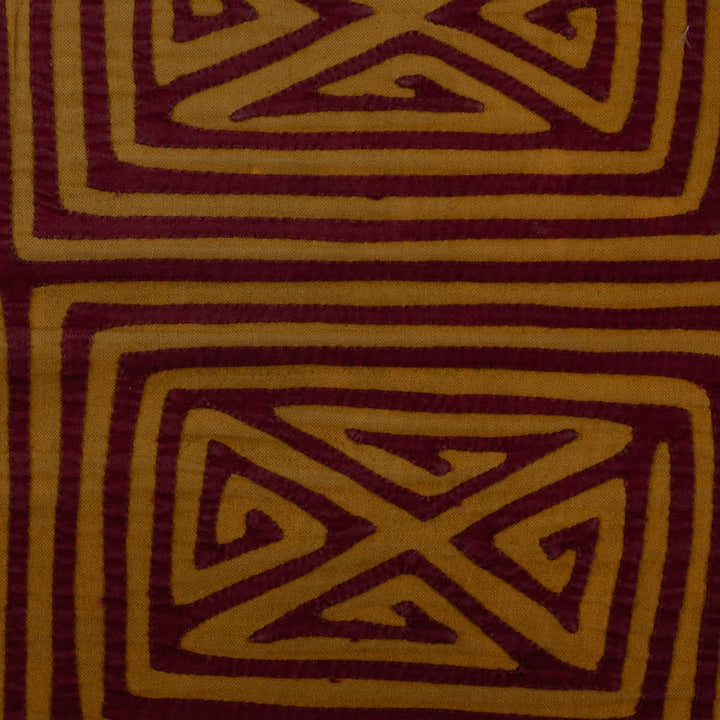 Vintage Burgundy And Brown Classic Design Mola