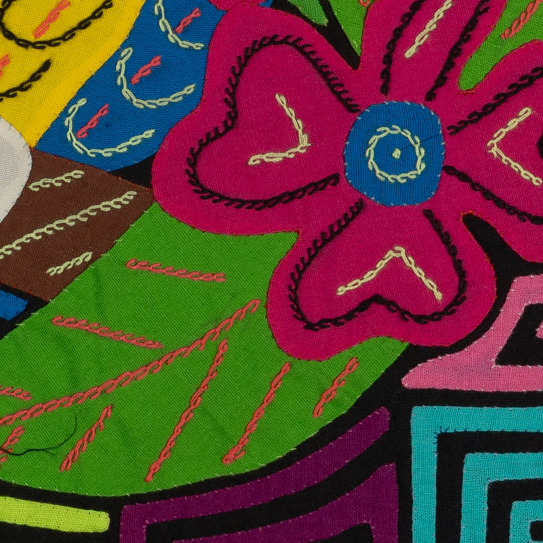 Fantasy Red Blue And Yellow Parrot Bird Mola