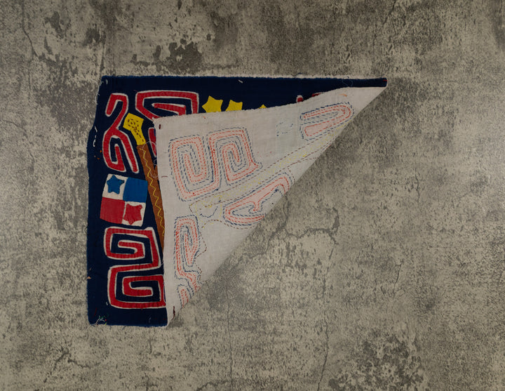 Vintage Red White And Blue Patriotic Flag Mola