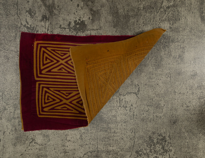 Vintage Burgundy And Brown Classic Design Mola