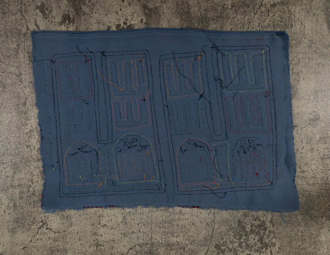 Classic Multi-Color Ratty Rag Pant Mola