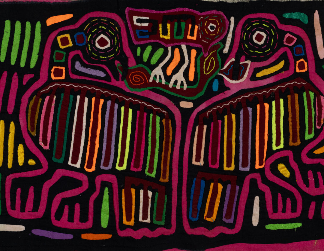 Traditional Multi-Color Family Affair Mola