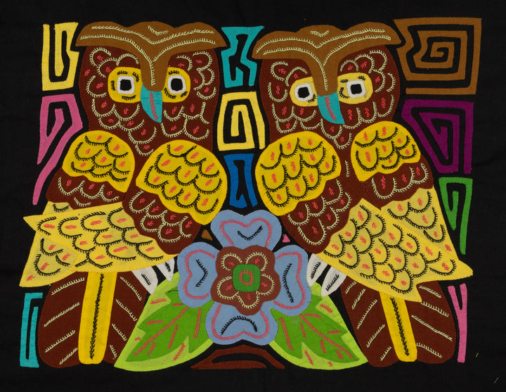 Fantasy Brown And Yellow Owl Bird Mola