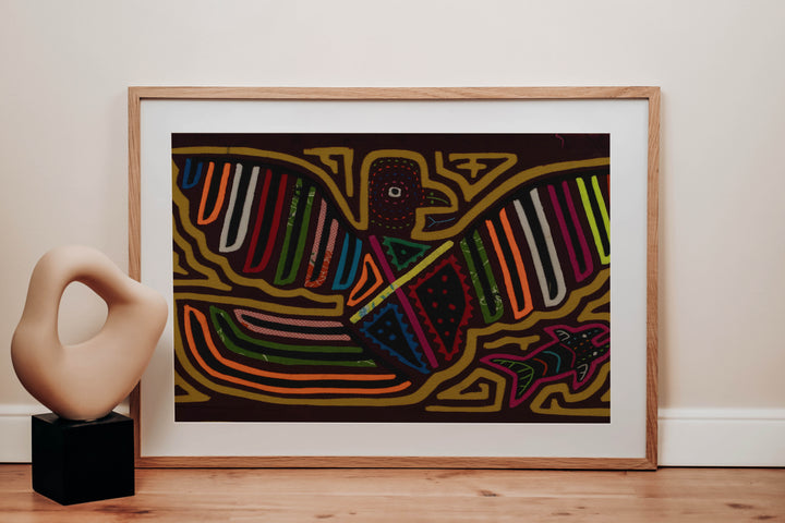 Classic Multi-Color Fish Hawk Mola