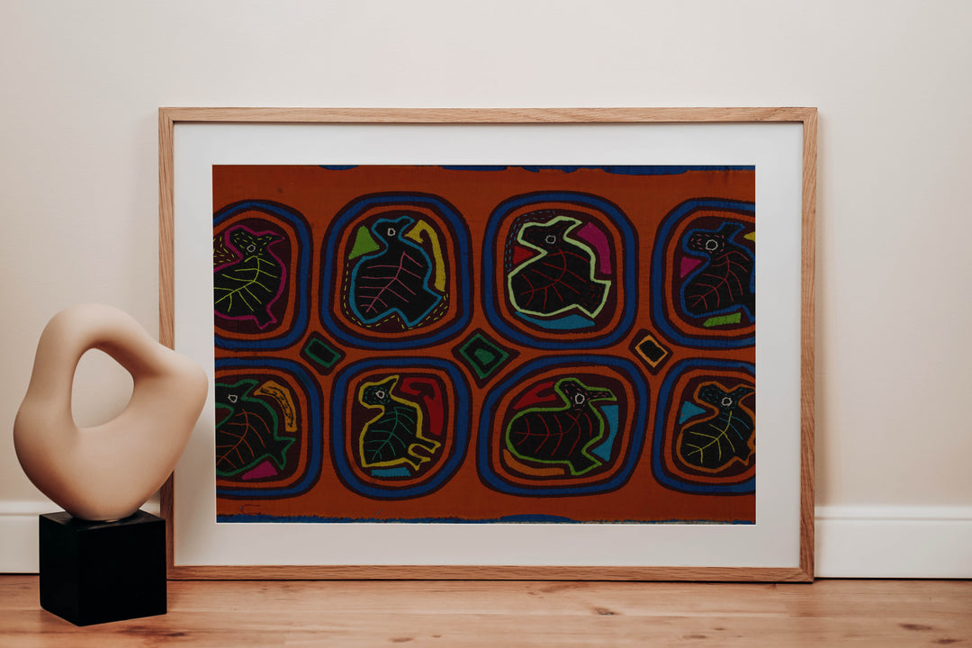 Classic Orange And Blue Chickadee Mola