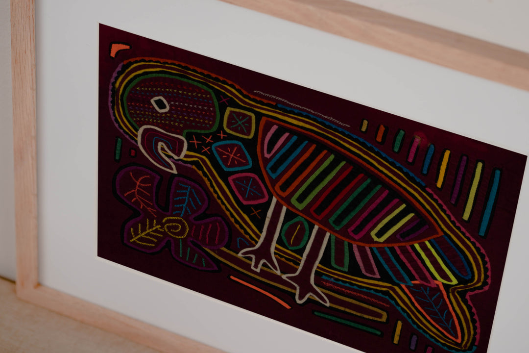 Traditional Multi-Color Parrot Bird Mola