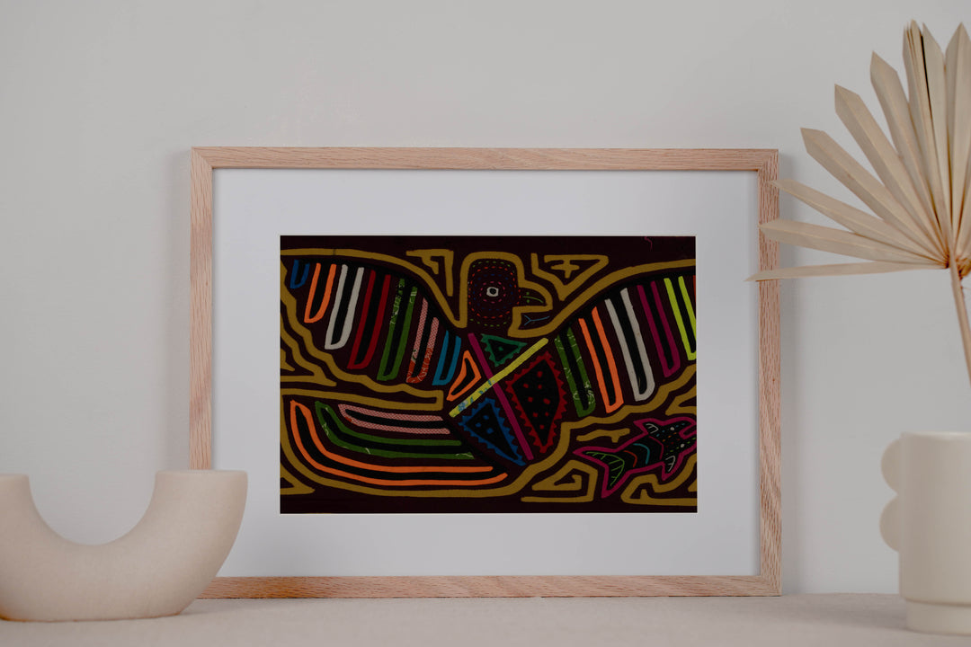 Classic Multi-Color Fish Hawk Mola