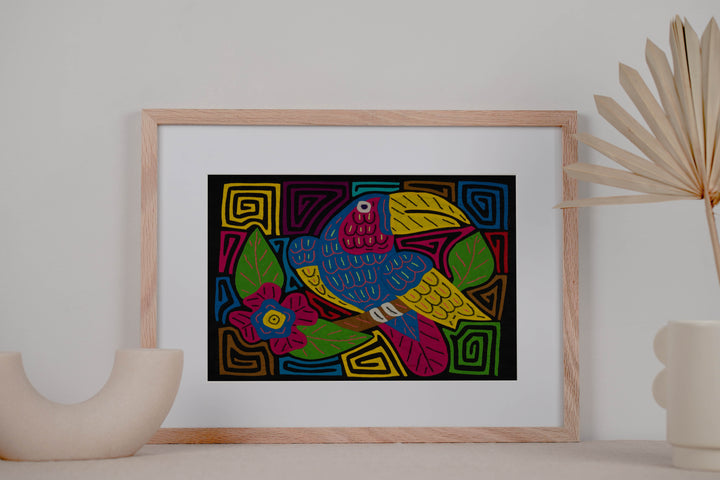 Fantasy Red Blue And Yellow Toucan Bird Mola