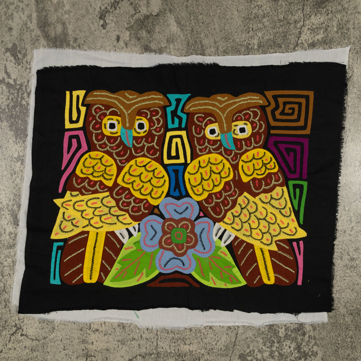 Fantasy Brown And Yellow Owl Bird Mola