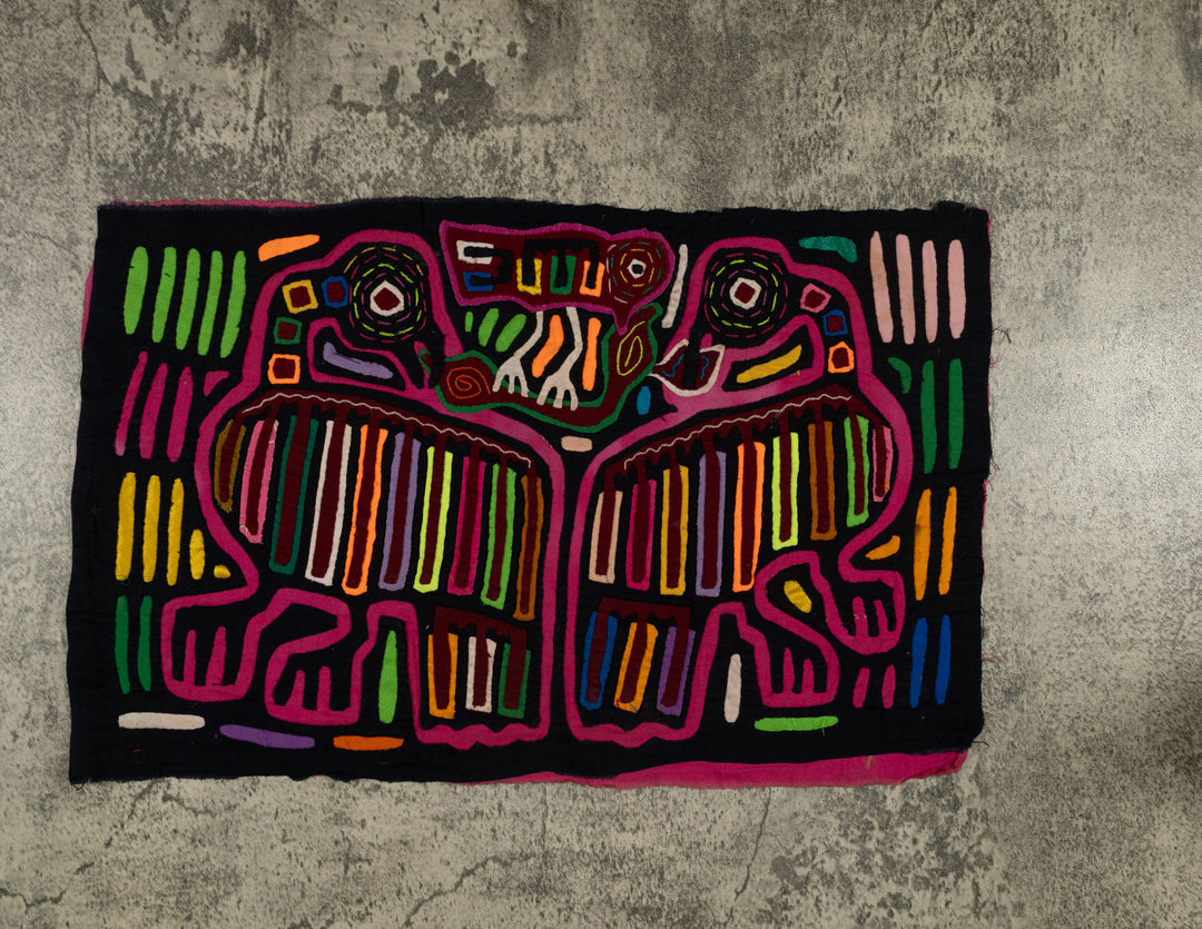 Traditional Multi-Color Family Affair Mola