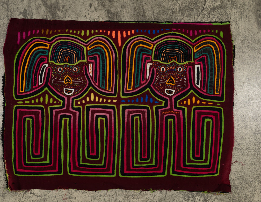 Traditional Multi-Color Twin Sister Mola