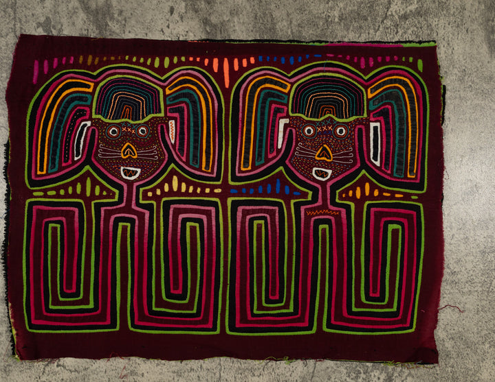 Traditional Multi-Color Twin Sister Mola