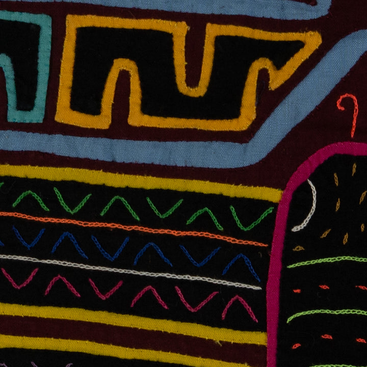 Classic Burgundy And Blue Butterfly Mola