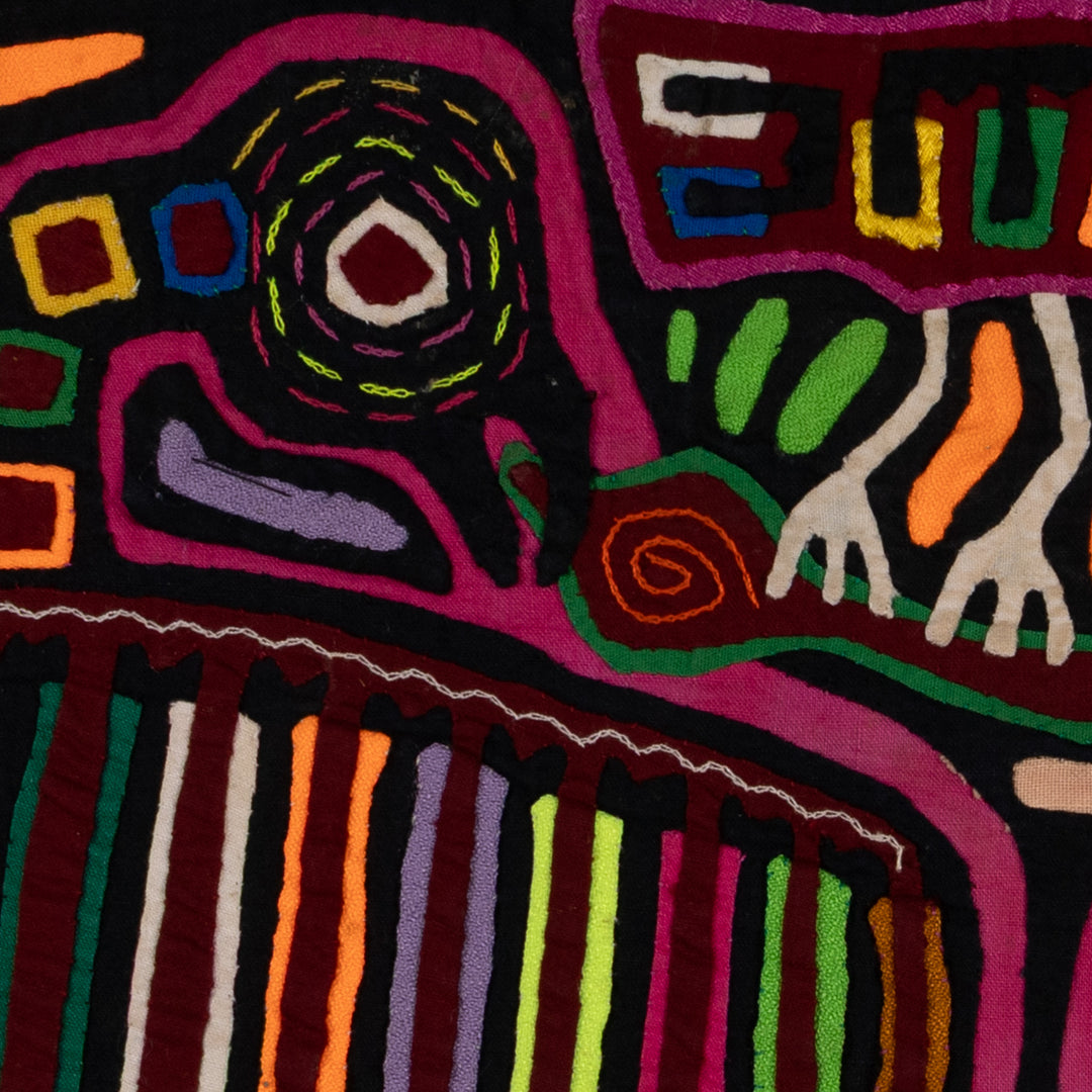 Traditional Multi-Color Family Affair Mola