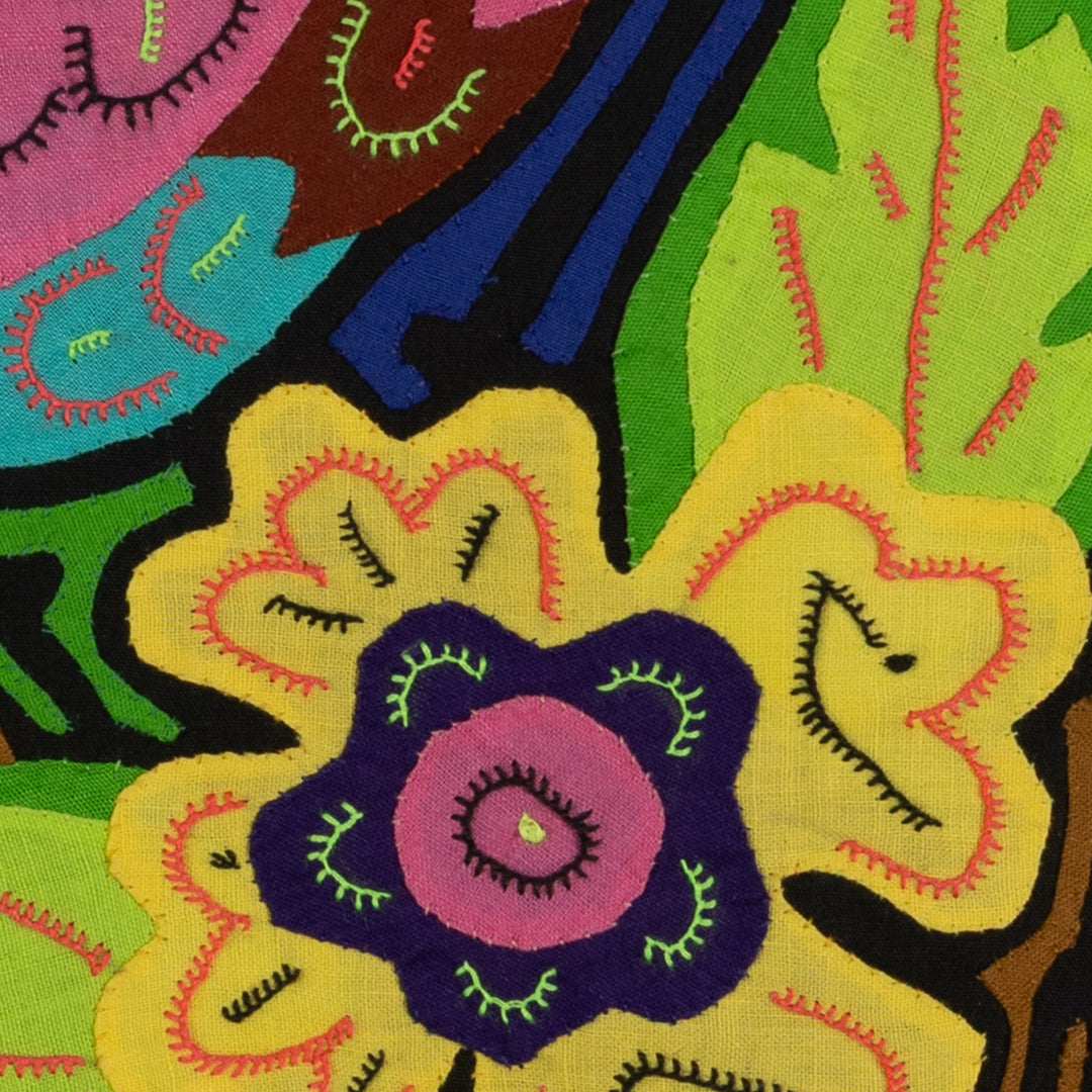 Fantasy Pink Blue And Yellow Toucan Bird Mola