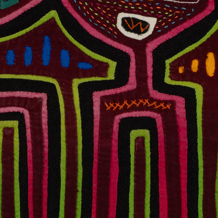 Traditional Multi-Color Twin Sister Mola