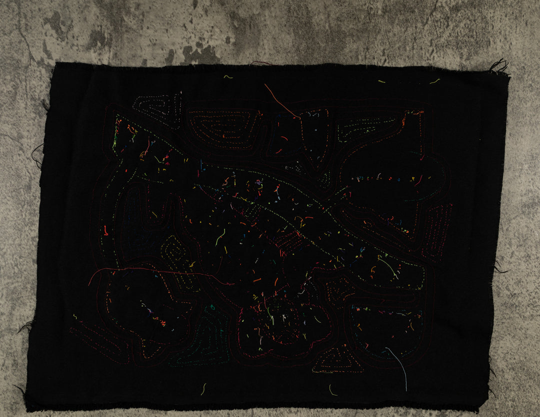 Burgundy And Pink Monkey Ape Of The Rainforest Mola