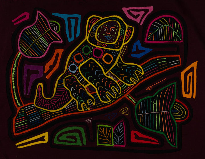 Burgundy And Pink Monkey Ape Of The Jungle Mola