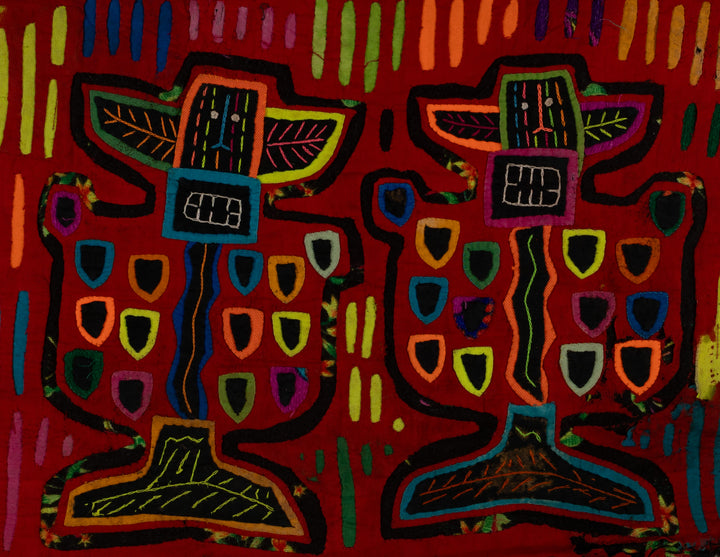 Vintage Weird Totem Pole Mola