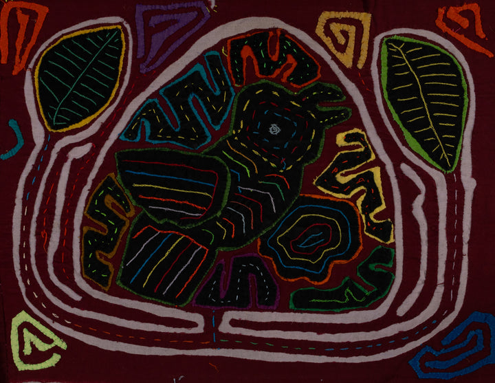 Traditional Burgundy Song Bird Mola