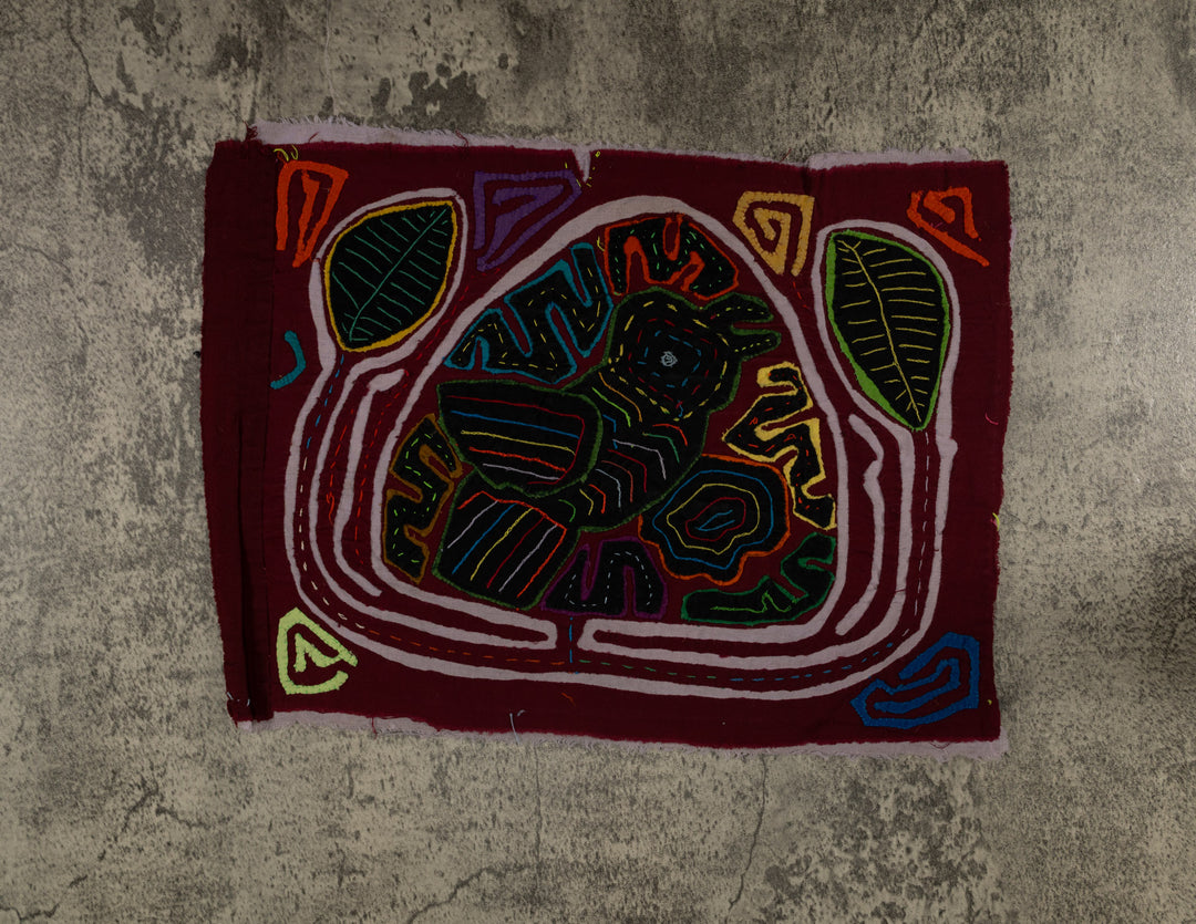 Traditional Burgundy Song Bird Mola