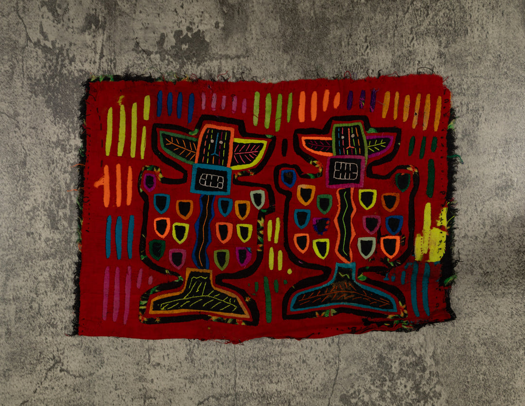 Vintage Weird Totem Pole Mola