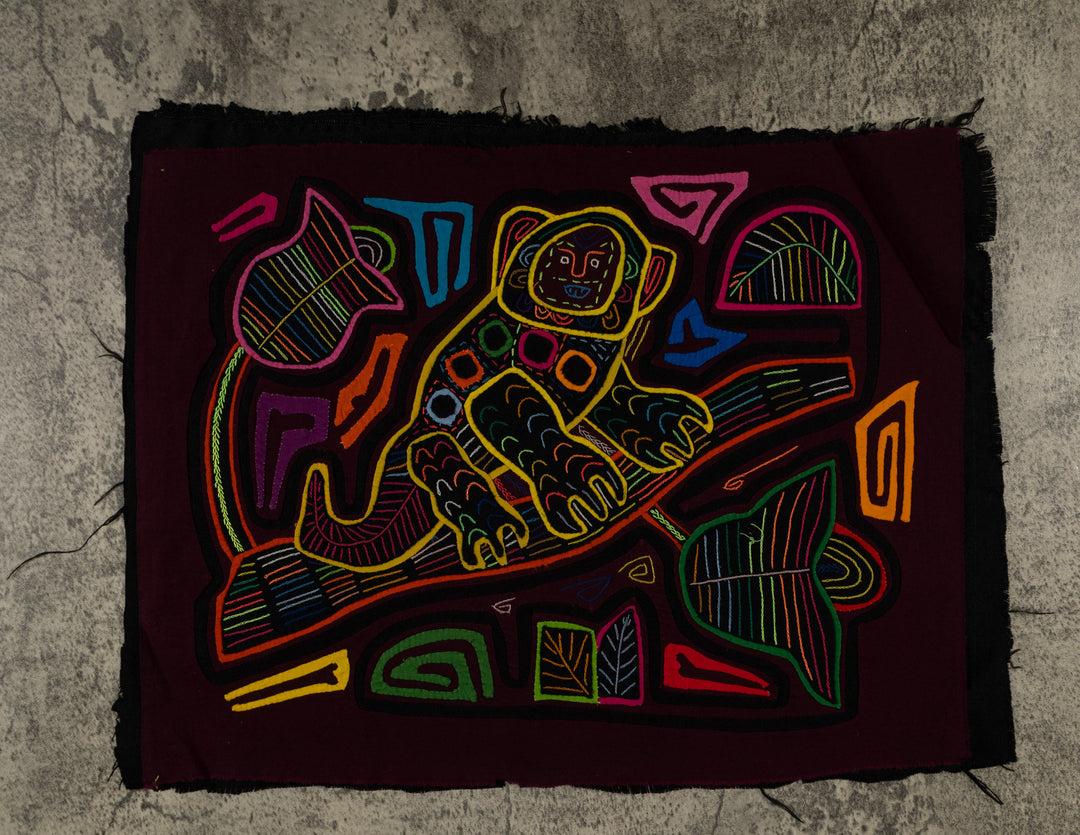 Burgundy And Pink Monkey Ape Of The Jungle Mola