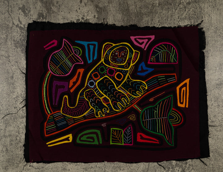 Burgundy And Pink Monkey Ape Of The Jungle Mola