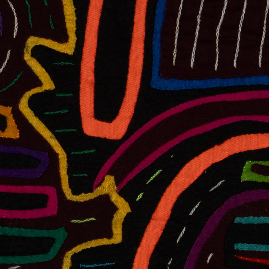 Classic Black And Orange Parrot Bird Mola