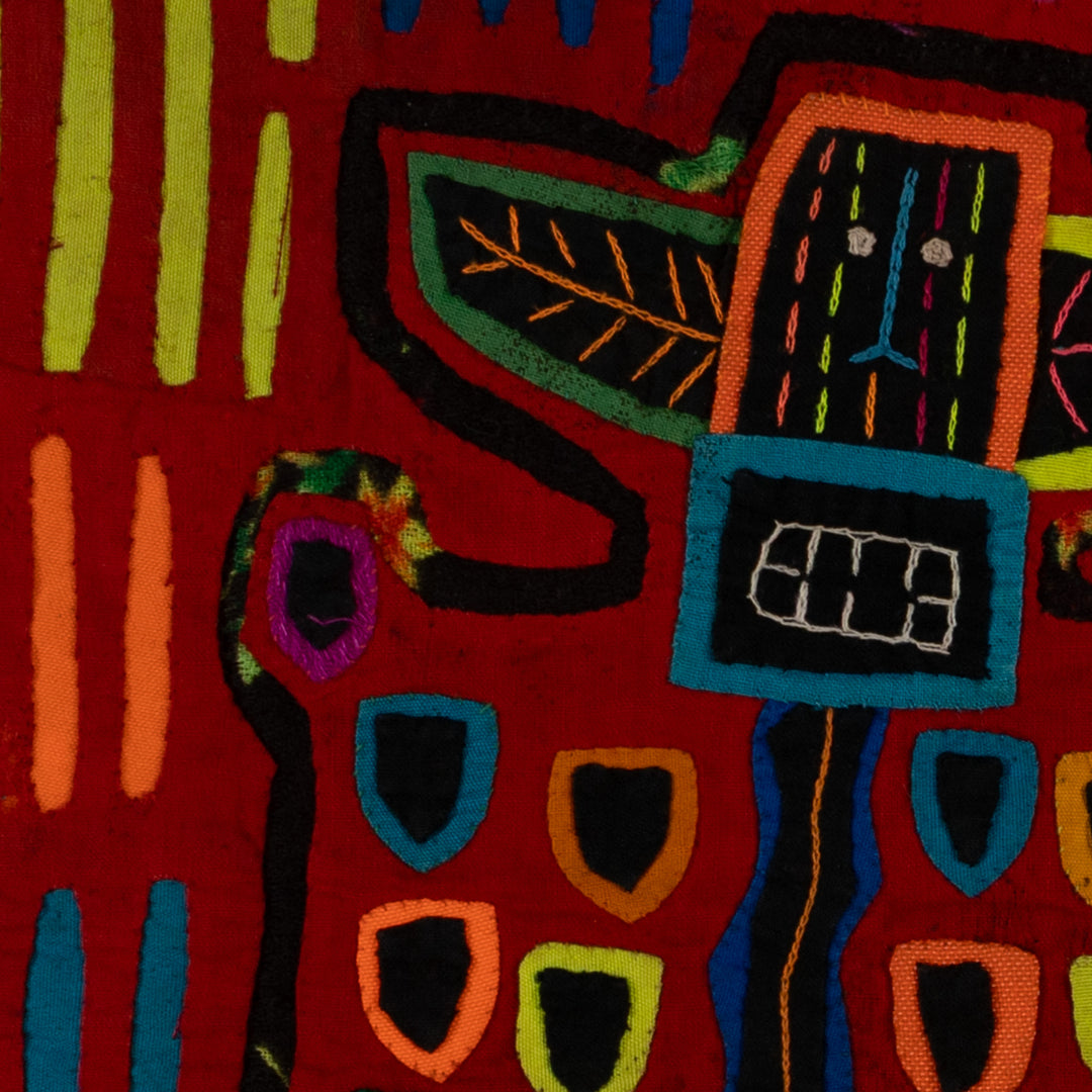 Vintage Weird Totem Pole Mola