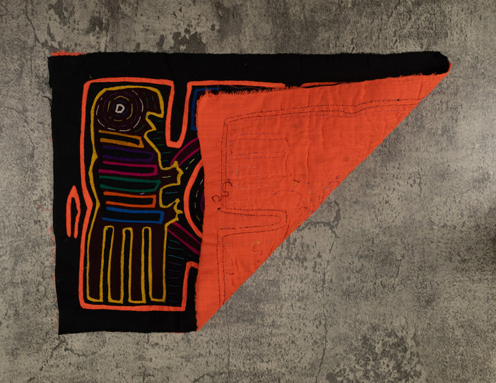 Classic Black And Orange Parrot Bird Mola