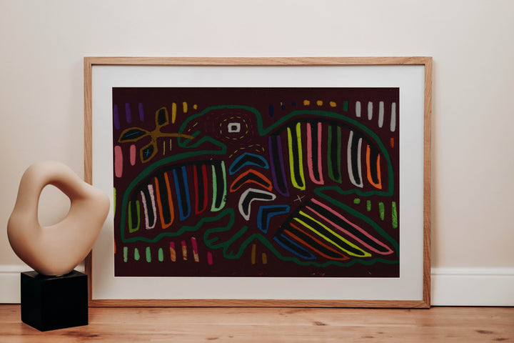 Classic Pease Dove With Olive Branch Mola