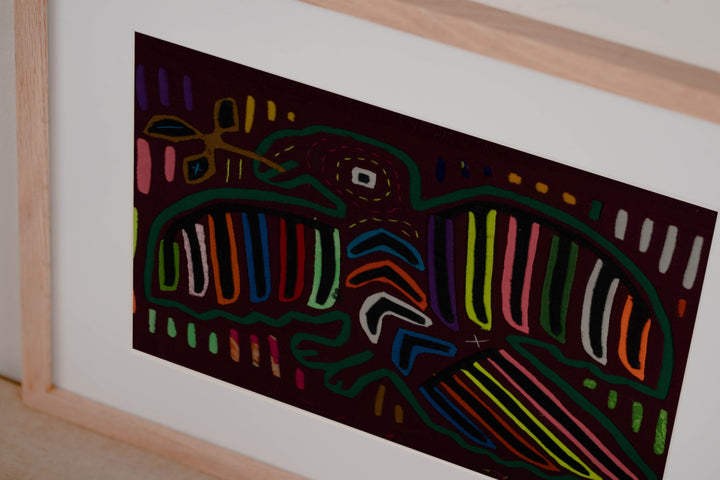 Classic Pease Dove With Olive Branch Mola